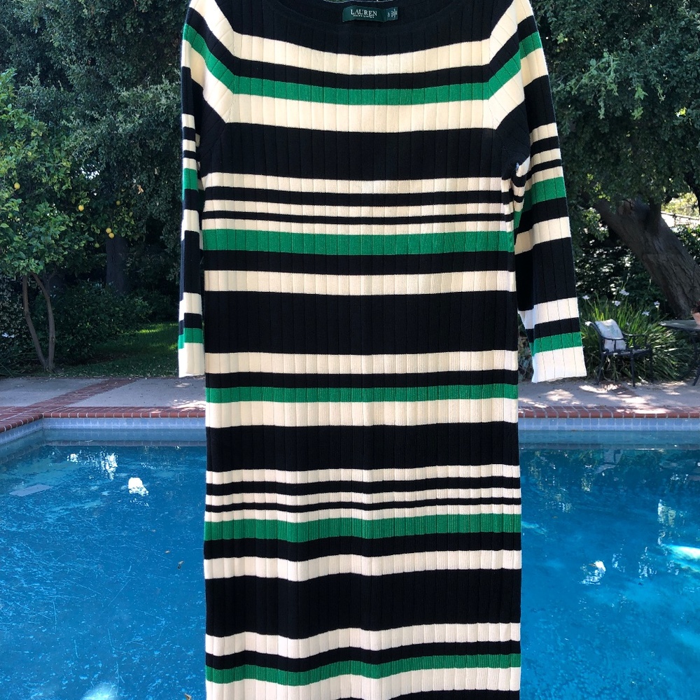 Ralph Lauren Knit Sweater Dress Size L